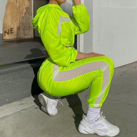 Pants & Jumpsuits | New Neon Yellow Tracksuit | Poshmark